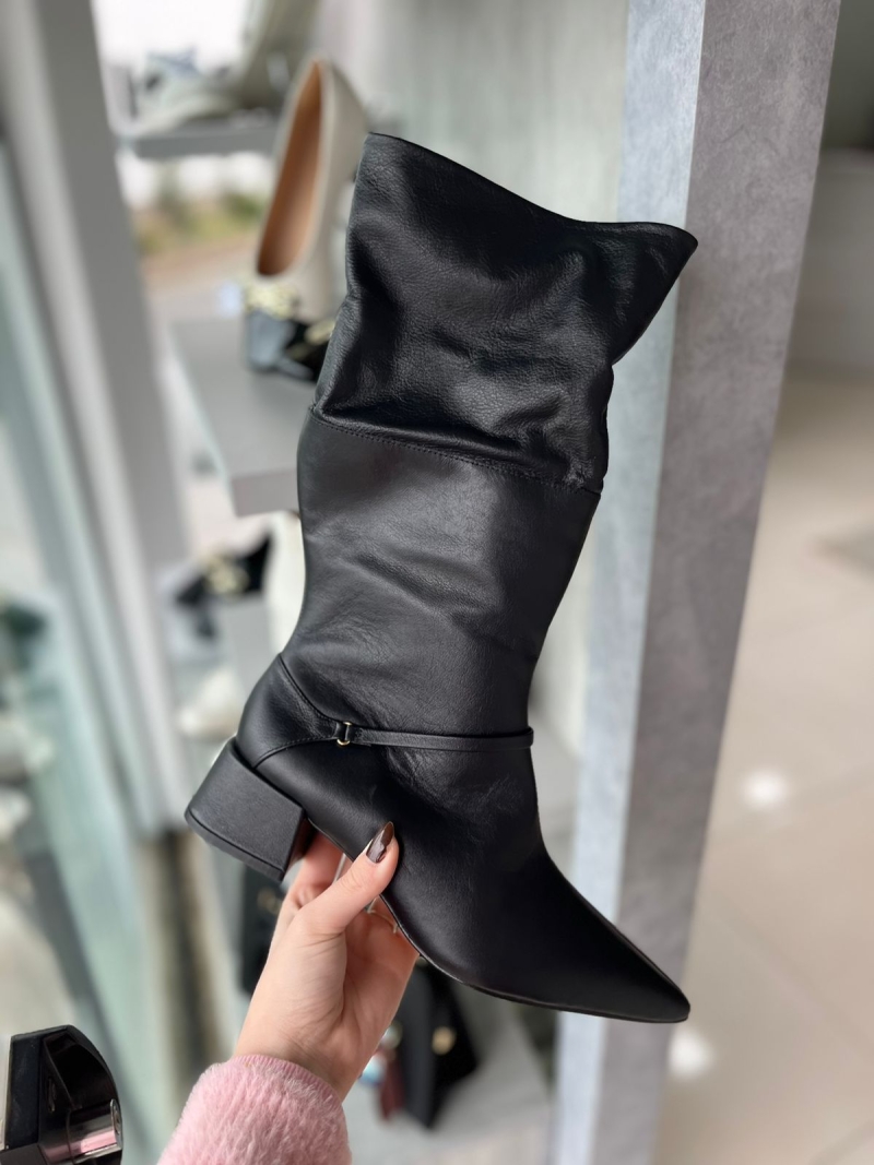 Bota Cano Alto Preta LiziELizi
