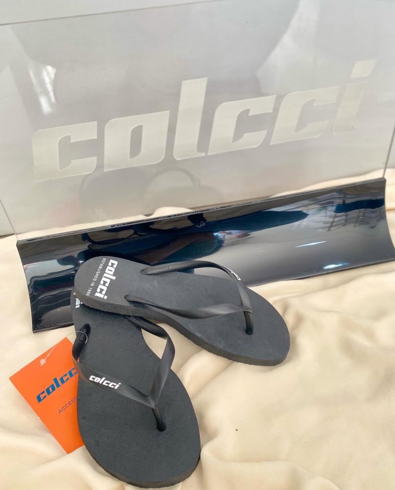 Chinelo Colcci Preto/Branco