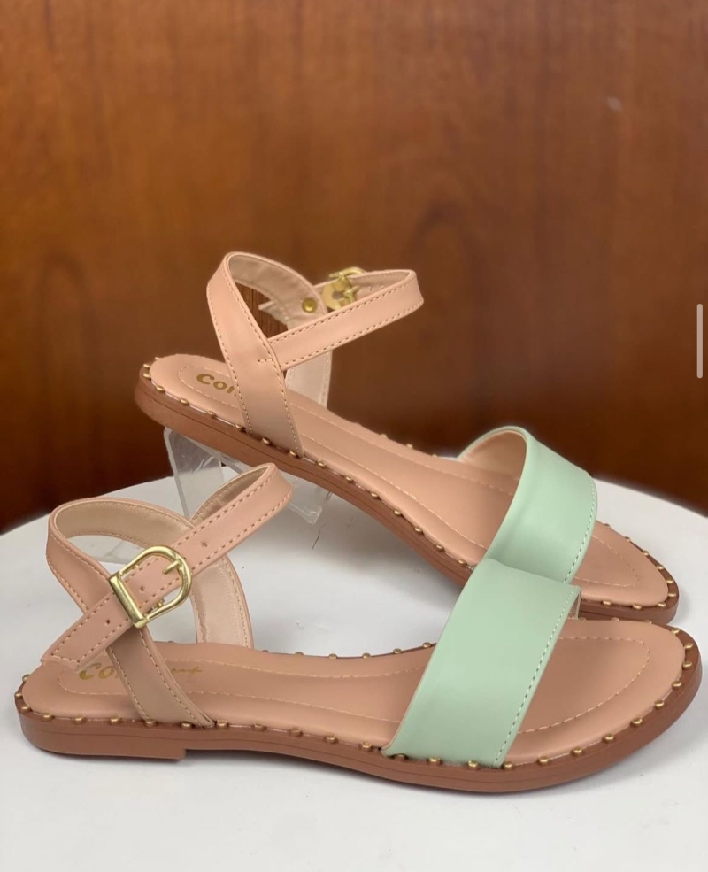 Sandália Mint/Nude