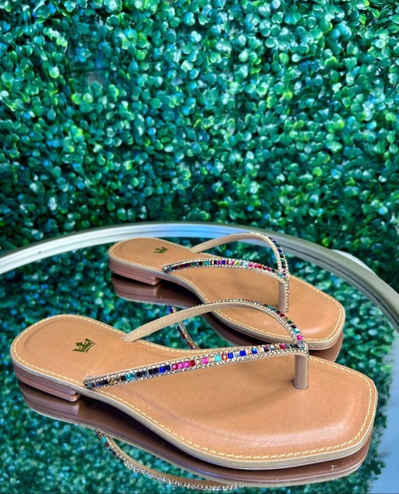 Sandalia Casual Strass - Imagem 2