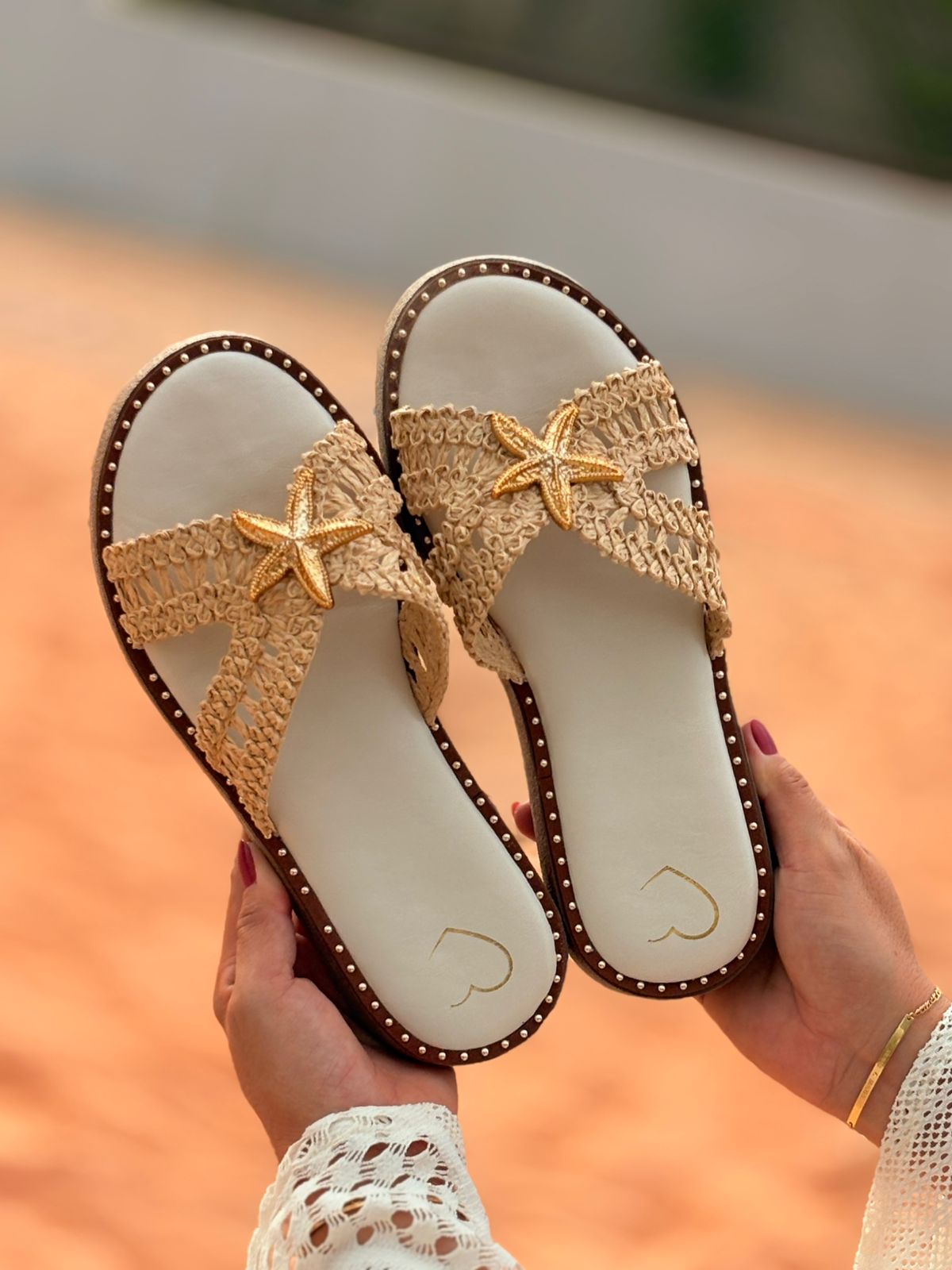 Flat Bordado Estrela